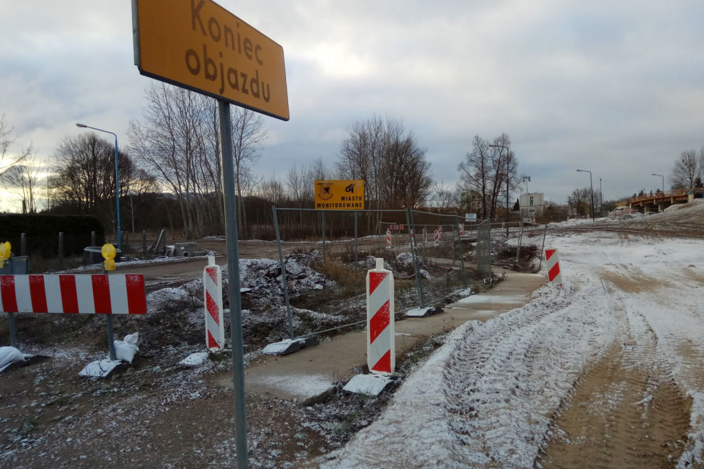 Przejście dla pieszych. Szczecinek ul.Koszalińska - Bugno.