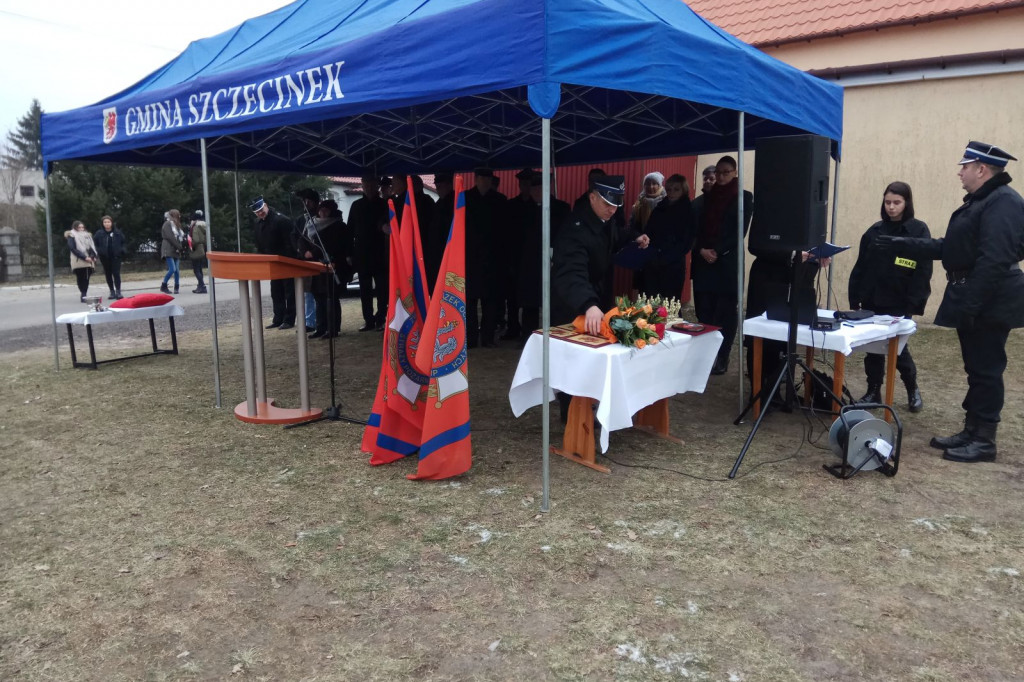 OSP Parsęcko, Oficjalne przekazanie wozu pożarniczego.