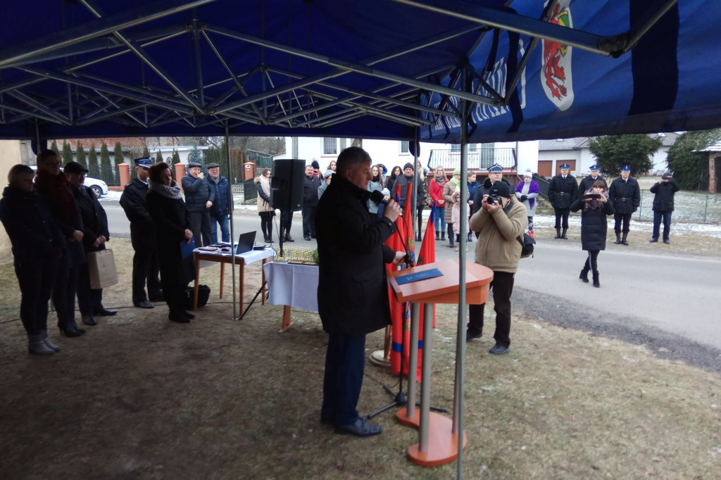 OSP Parsęcko, Oficjalne przekazanie wozu pożarniczego.