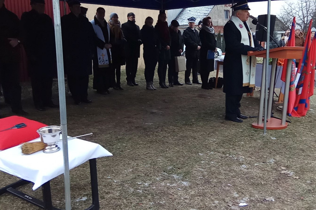 OSP Parsęcko, Oficjalne przekazanie wozu pożarniczego.