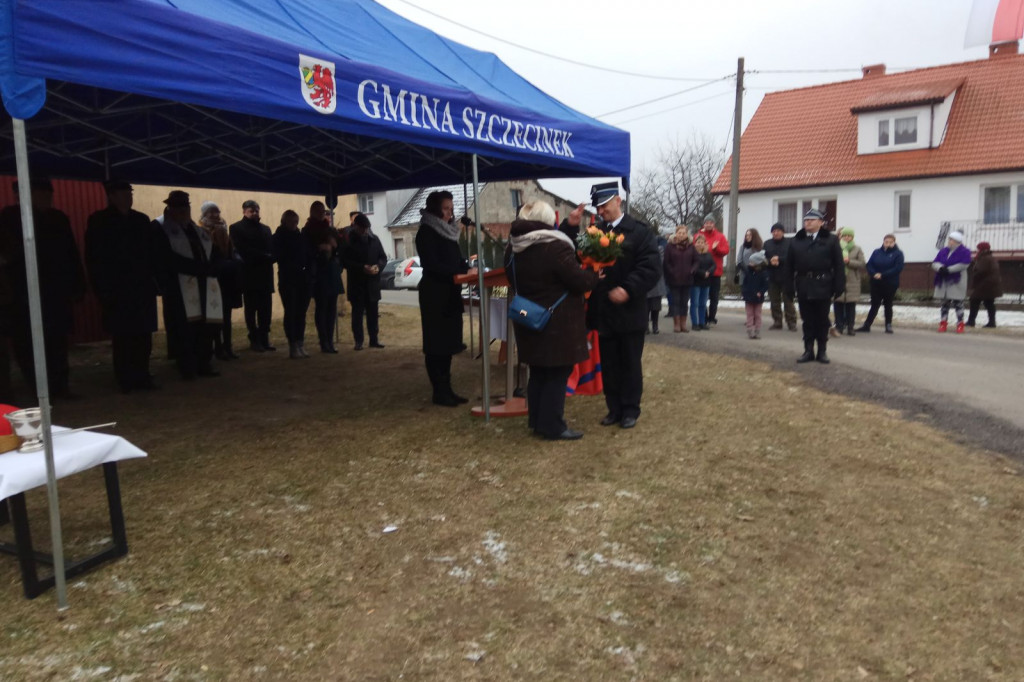 OSP Parsęcko, Oficjalne przekazanie wozu pożarniczego.