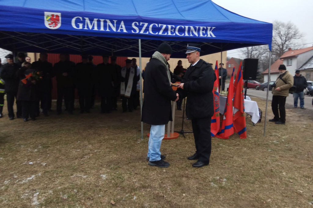 OSP Parsęcko, Oficjalne przekazanie wozu pożarniczego.