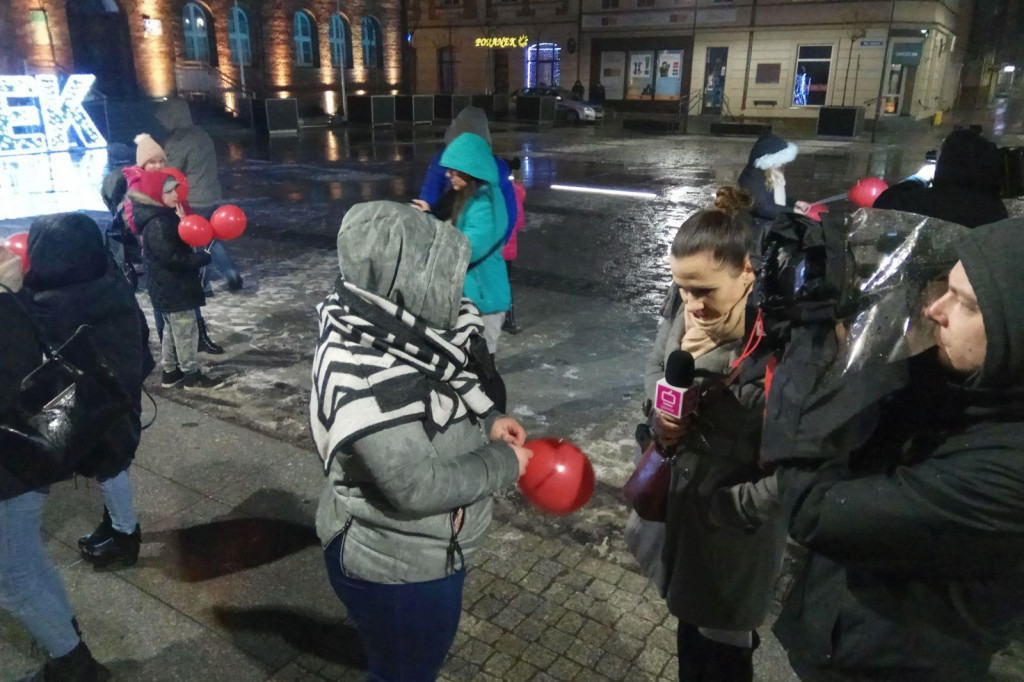 Szczecinek Murem za Owsiakiem