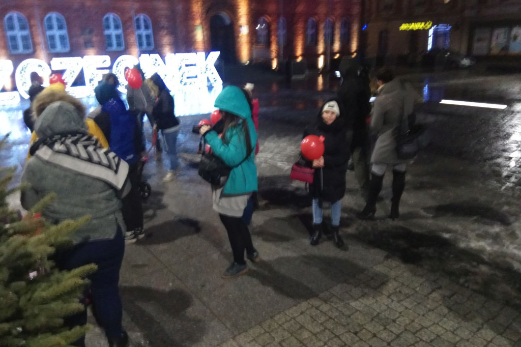 Szczecinek Murem za Owsiakiem