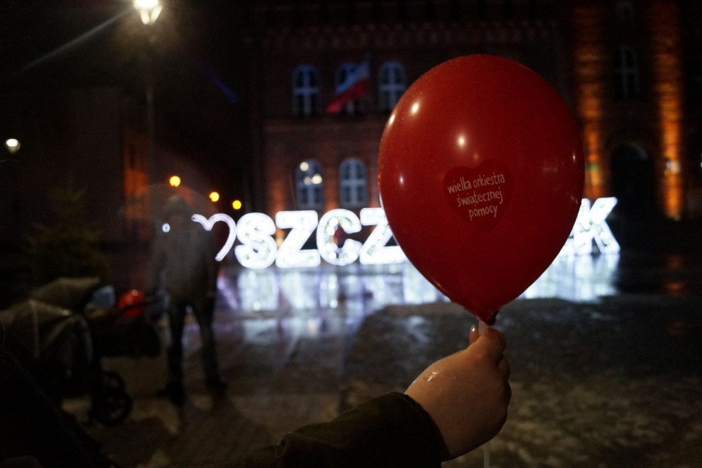 Szczecinek Murem za Owsiakiem