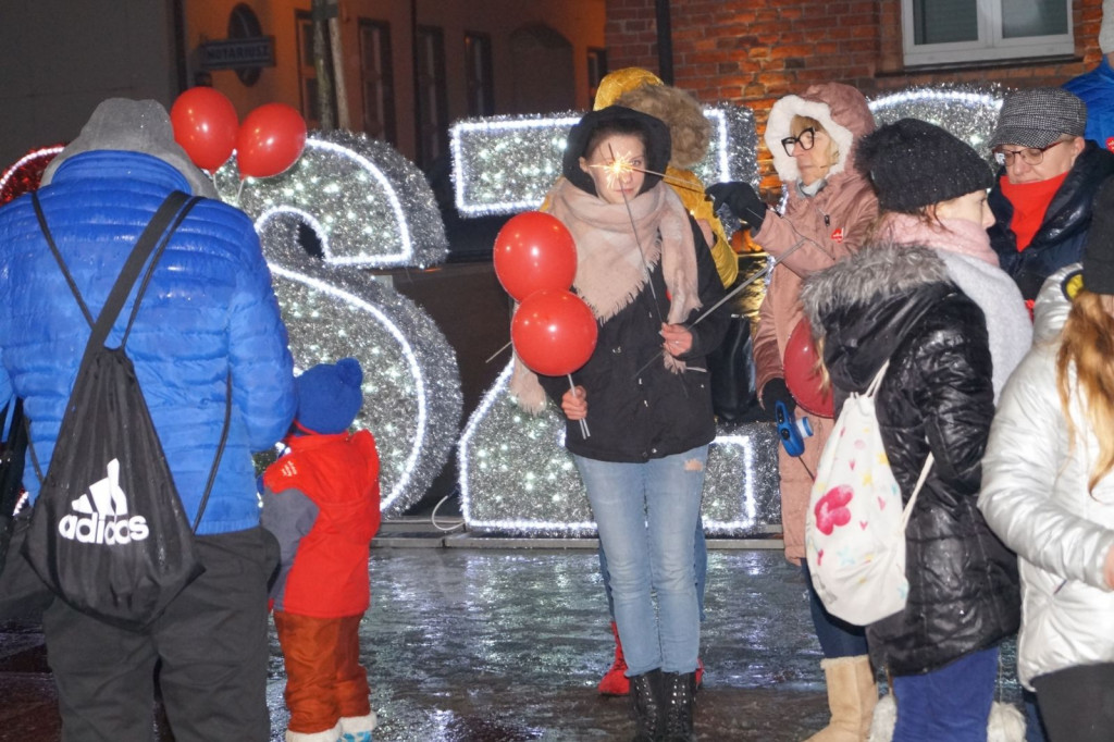 Szczecinek Murem za Owsiakiem