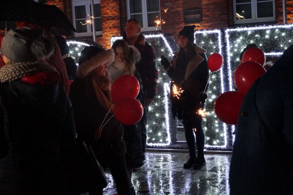 Szczecinek Murem za Owsiakiem