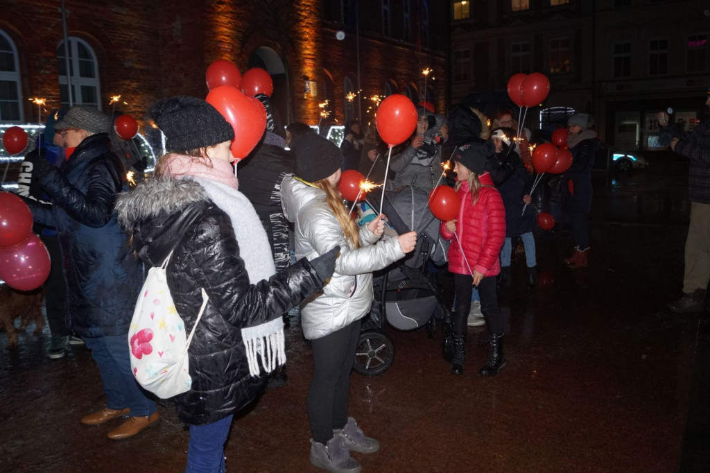 Szczecinek Murem za Owsiakiem