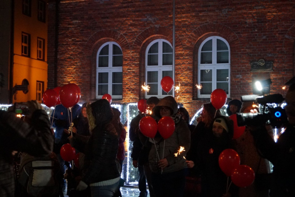 Szczecinek Murem za Owsiakiem