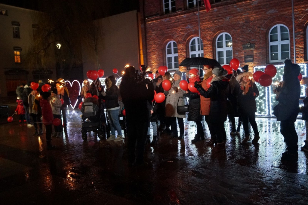 Szczecinek Murem za Owsiakiem