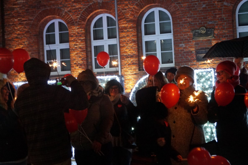 Szczecinek Murem za Owsiakiem