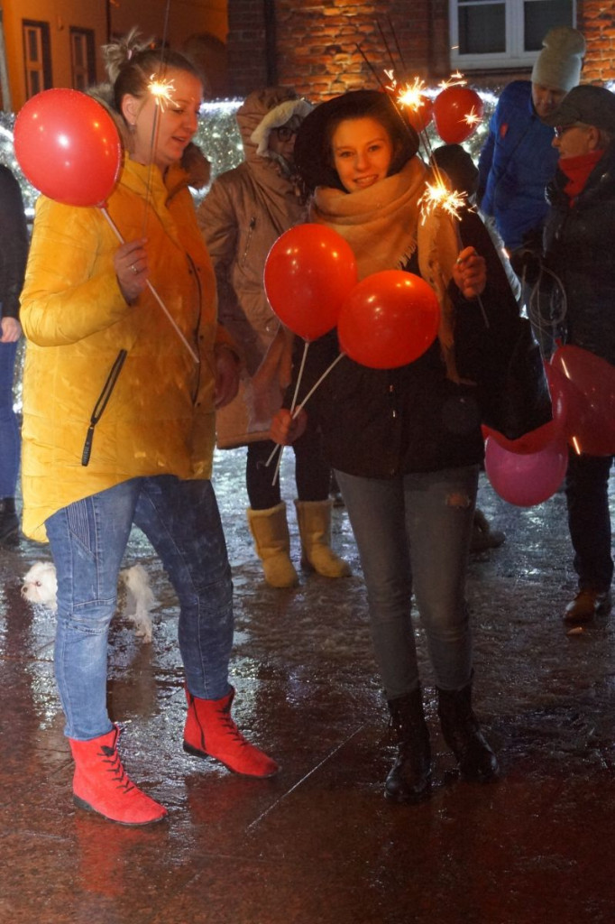 Szczecinek Murem za Owsiakiem