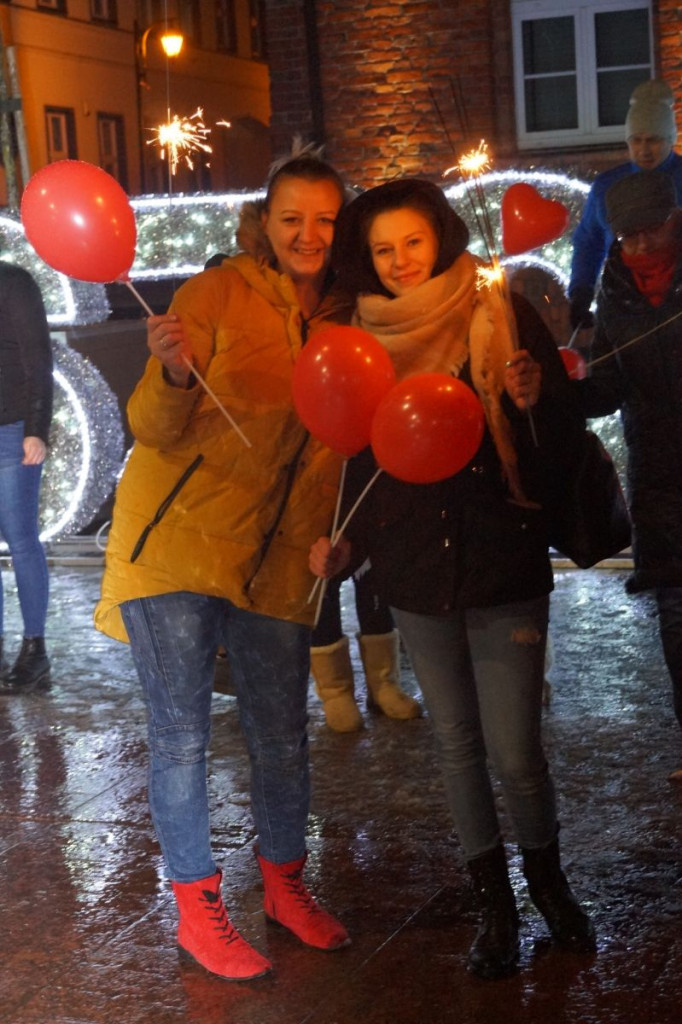 Szczecinek Murem za Owsiakiem