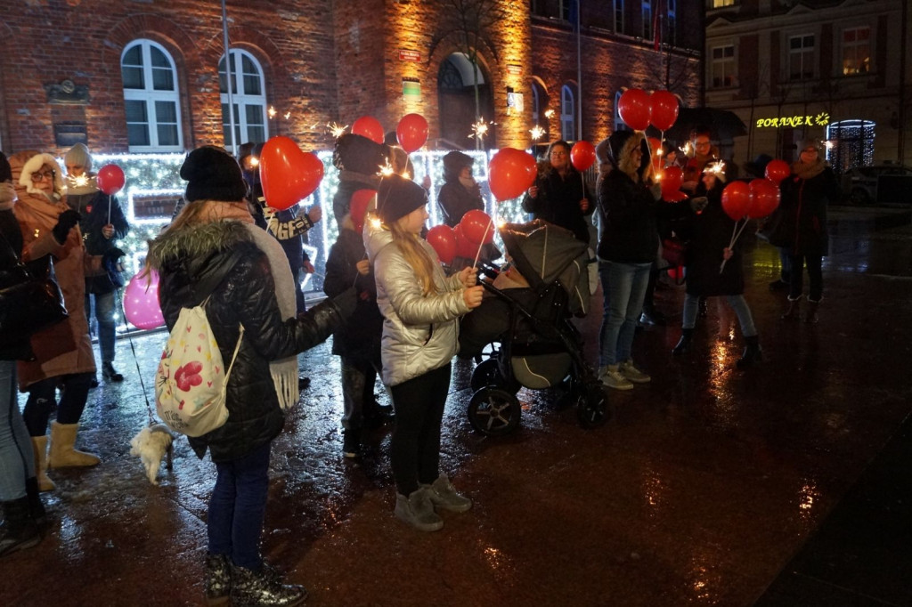 Szczecinek Murem za Owsiakiem