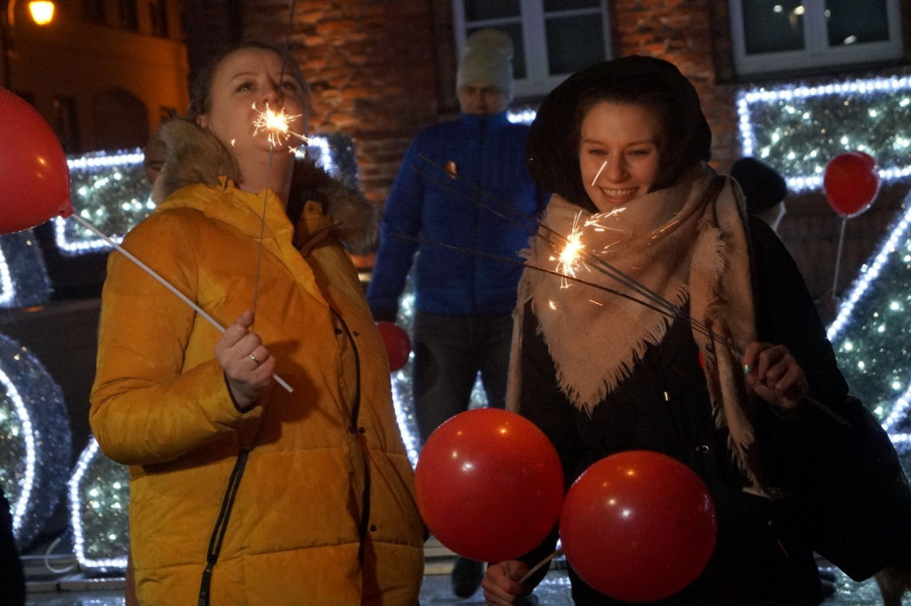 Szczecinek Murem za Owsiakiem