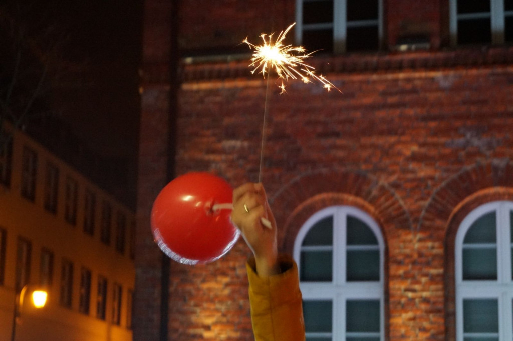 Szczecinek Murem za Owsiakiem