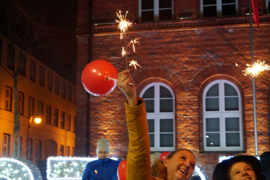 Szczecinek Murem za Owsiakiem