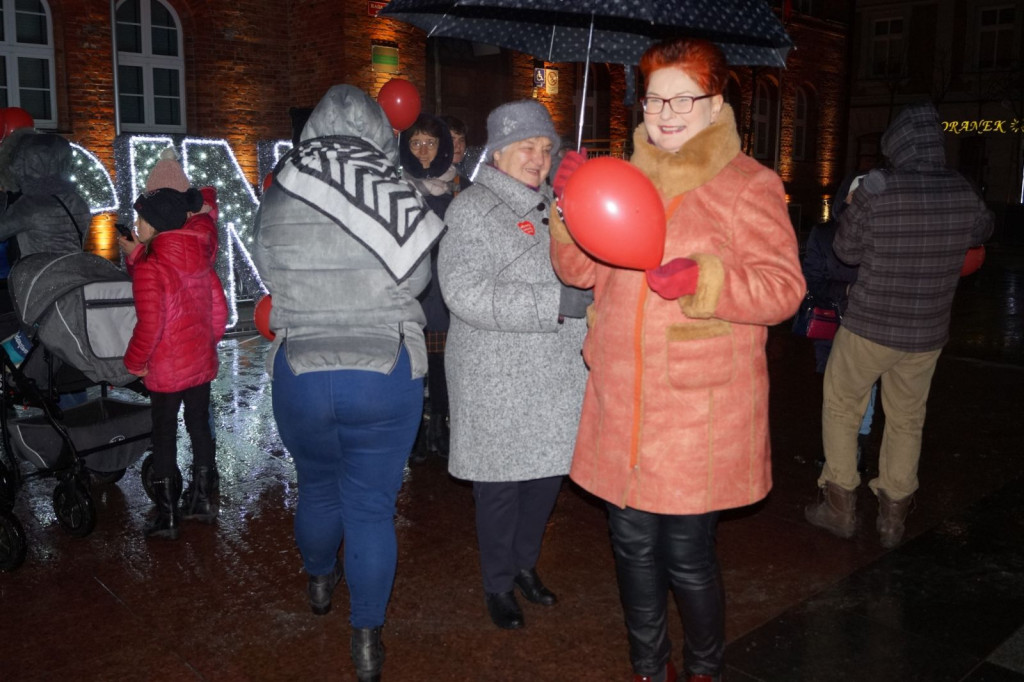 Szczecinek Murem za Owsiakiem