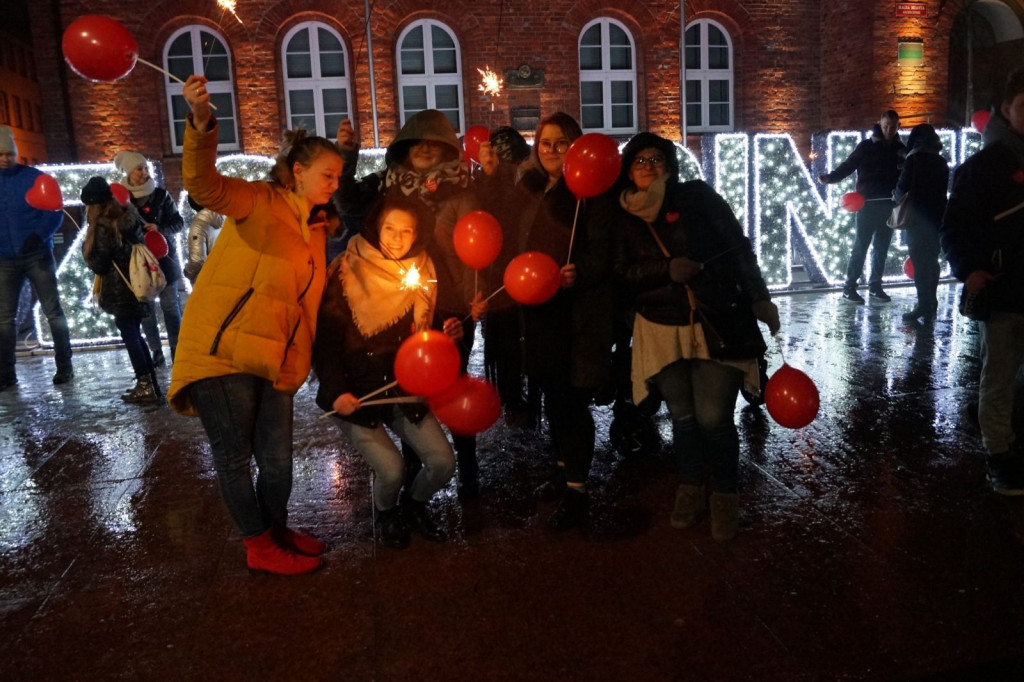 Szczecinek Murem za Owsiakiem