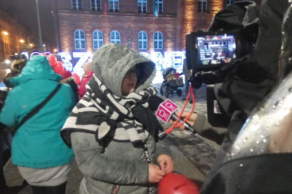 Szczecinek Murem za Owsiakiem