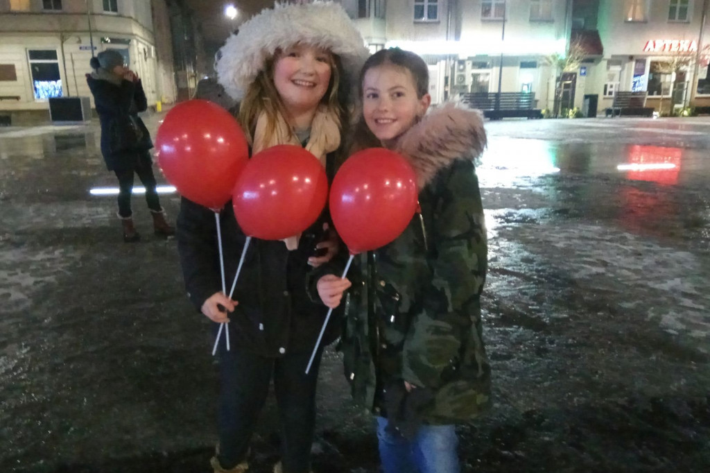 Szczecinek Murem za Owsiakiem