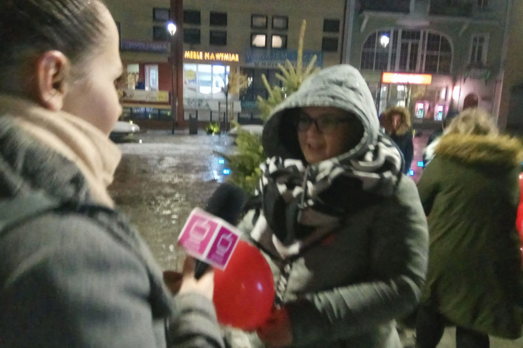 Szczecinek Murem za Owsiakiem