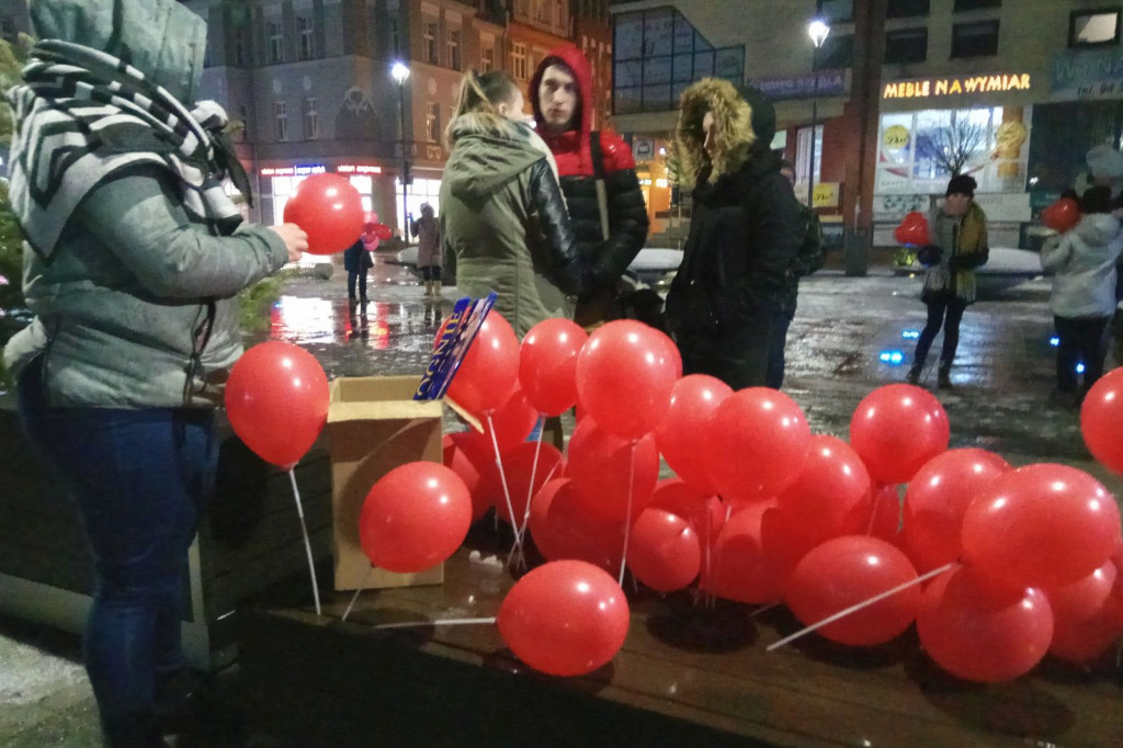 Szczecinek Murem za Owsiakiem