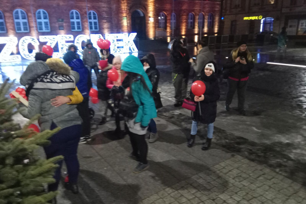 Szczecinek Murem za Owsiakiem