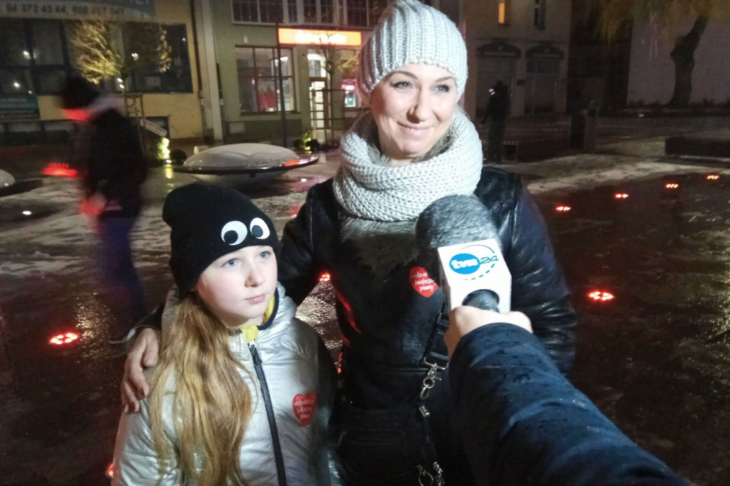 Szczecinek Murem za Owsiakiem