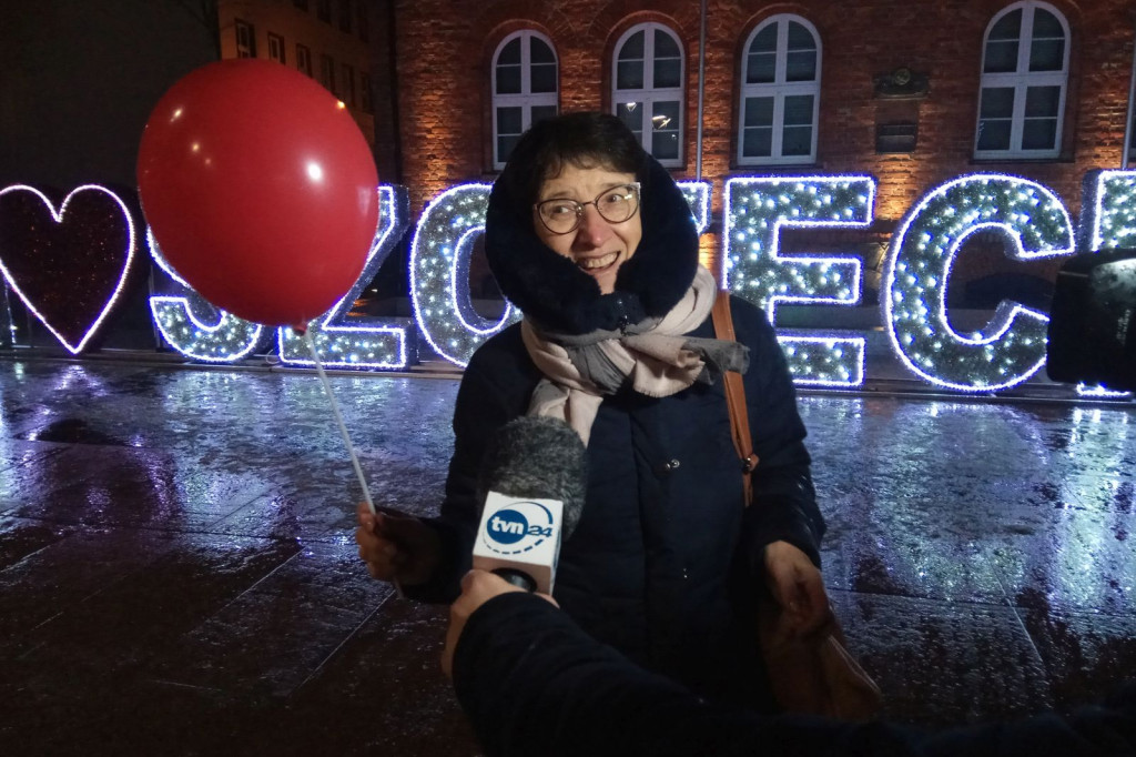 Szczecinek Murem za Owsiakiem