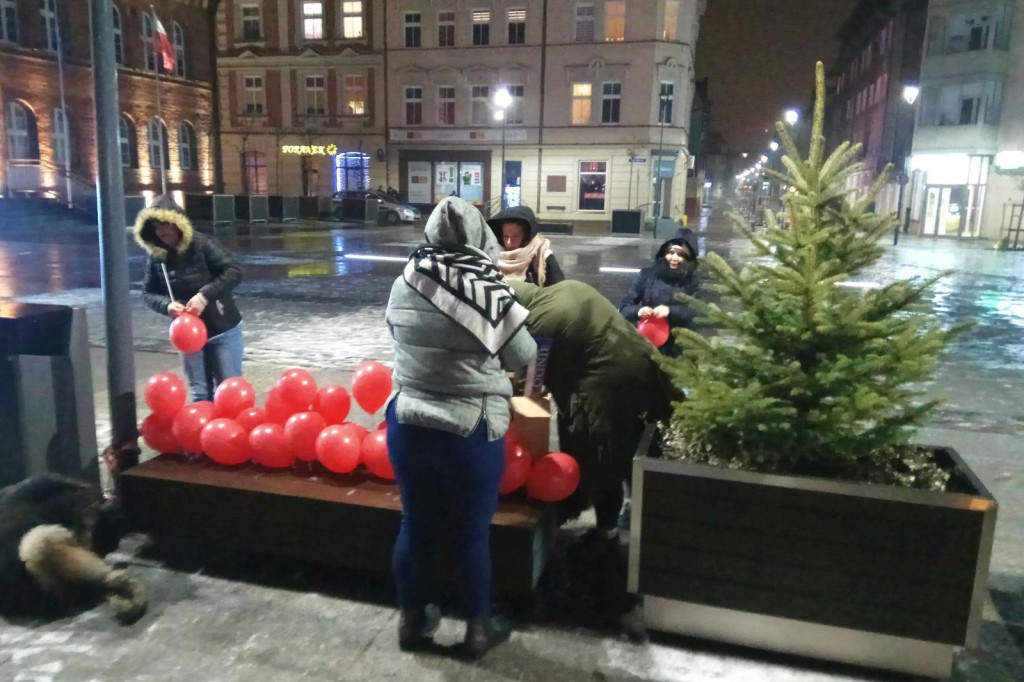 Szczecinek Murem za Owsiakiem