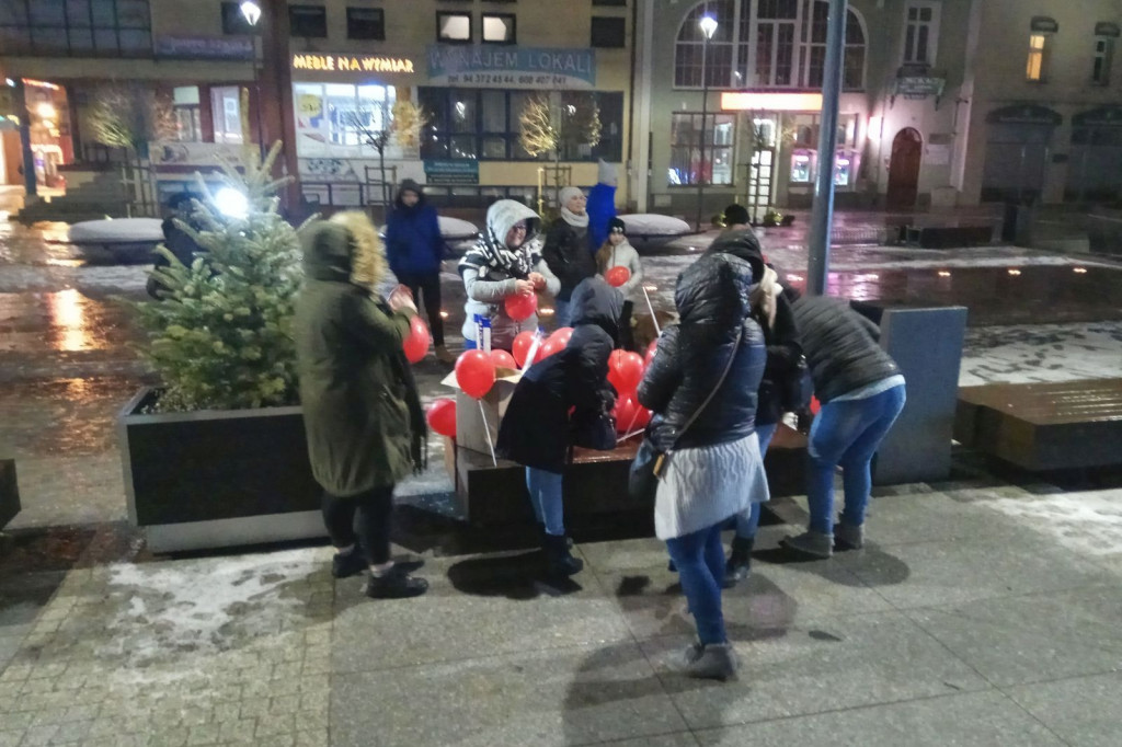 Szczecinek Murem za Owsiakiem