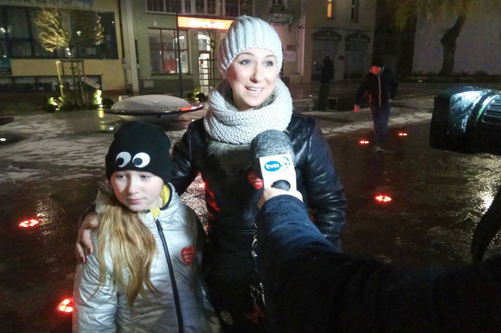 Szczecinek Murem za Owsiakiem