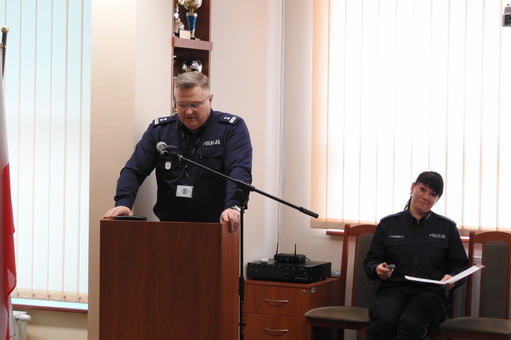 Odprawa roczna szczecineckich policjantów