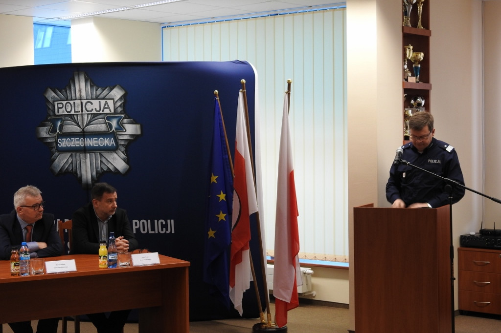 Odprawa roczna szczecineckich policjantów