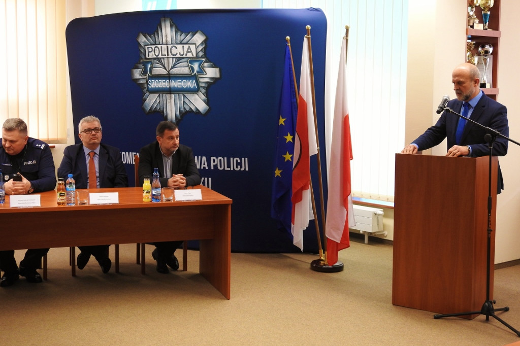 Odprawa roczna szczecineckich policjantów