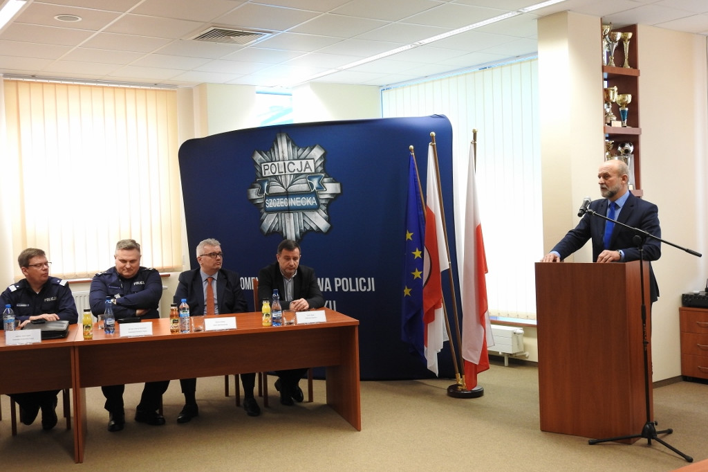 Odprawa roczna szczecineckich policjantów
