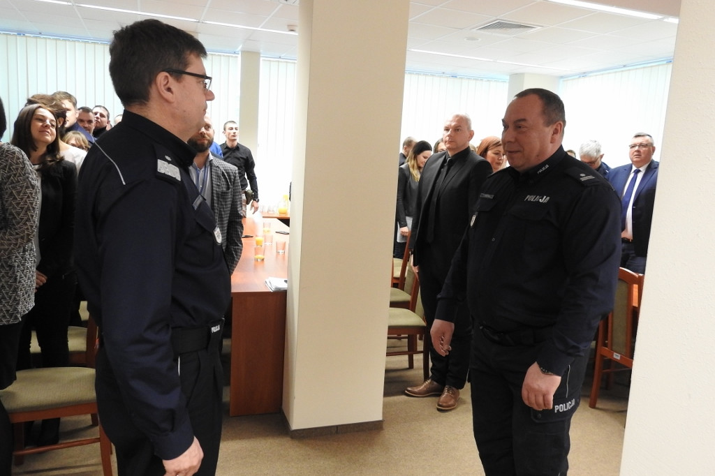 Odprawa roczna szczecineckich policjantów