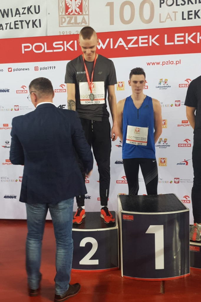 Natan Frąckiewicz ze srebrnym medalem