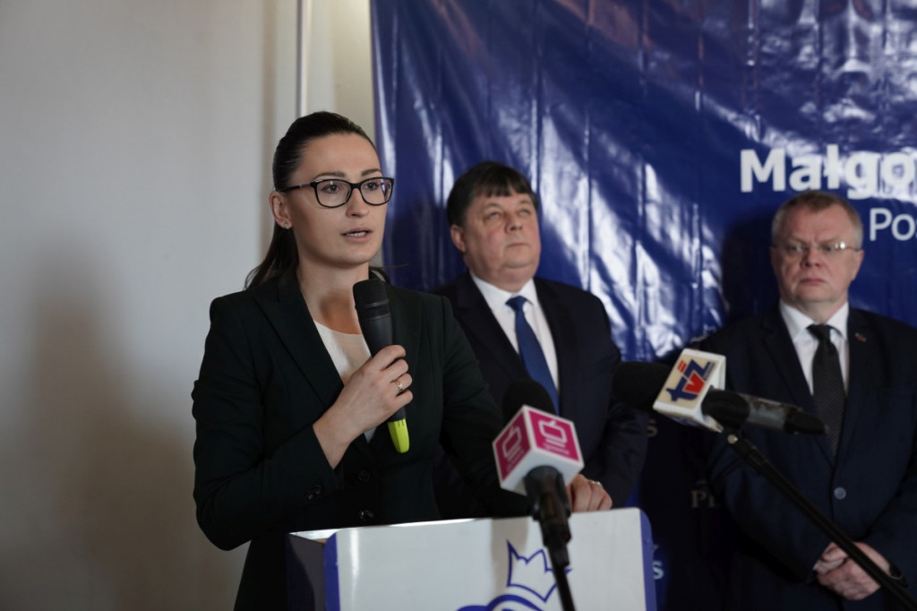 Małgorzata Golińska o wizycie ministra i piątce Morawieckiego [WIDEO]