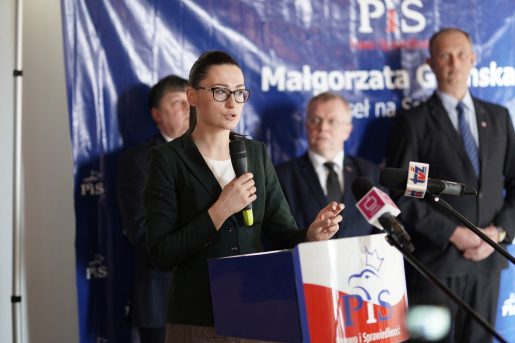 Małgorzata Golińska o wizycie ministra i piątce Morawieckiego [WIDEO]