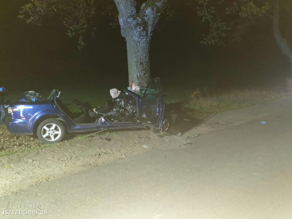 Tragiczny wypadek pod Szczecinkiem. Zginął młody mężczyzna