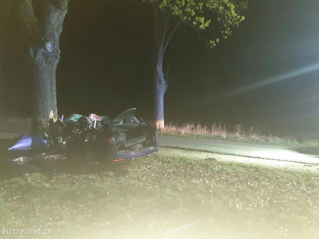 Tragiczny wypadek pod Szczecinkiem. Zginął młody mężczyzna