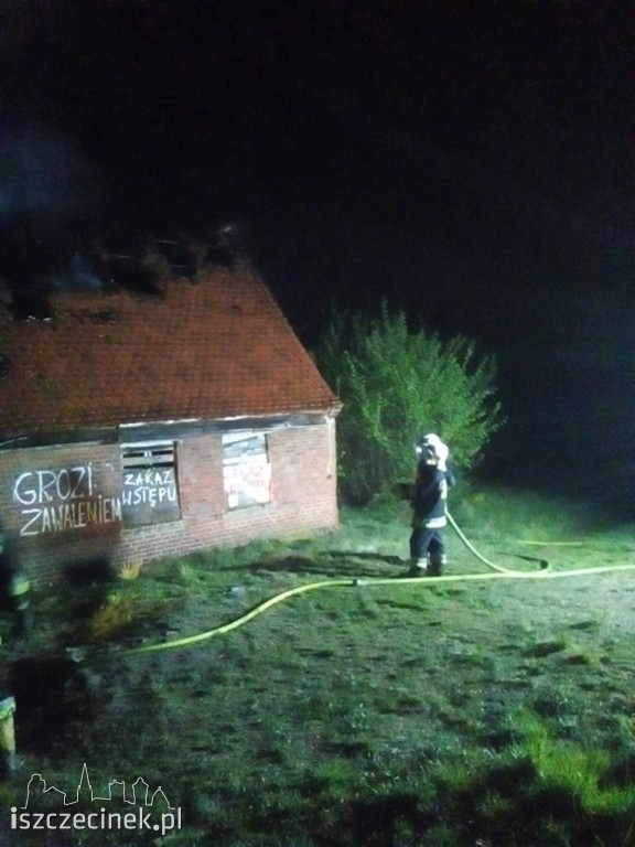 Kolejny pożar pustostanu w Grzmiącej