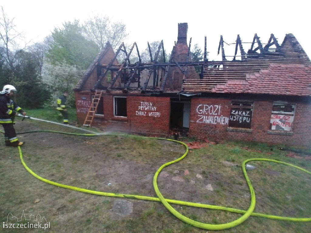 Kolejny pożar pustostanu w Grzmiącej