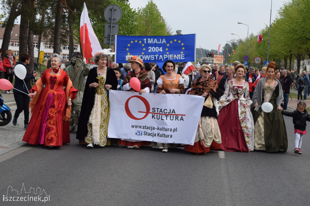 Pochód pierwszomajowy przeszedł ulicami Bornego Sulinowa