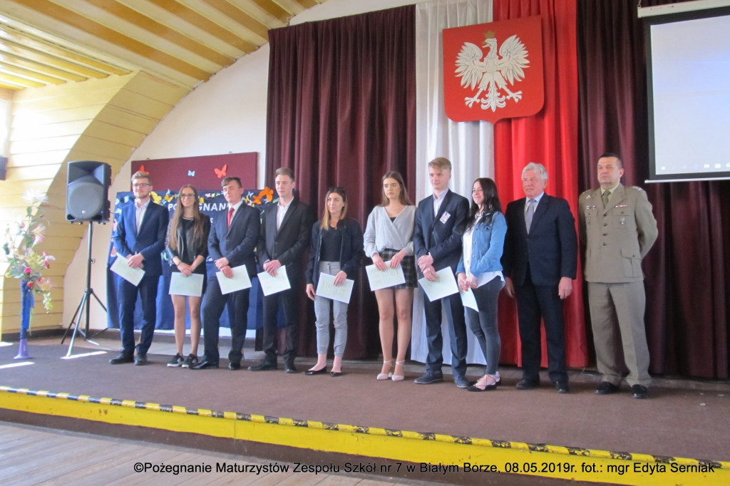 Pożegnanie z maturzystami. Dziękujemy, że byliście z nami!