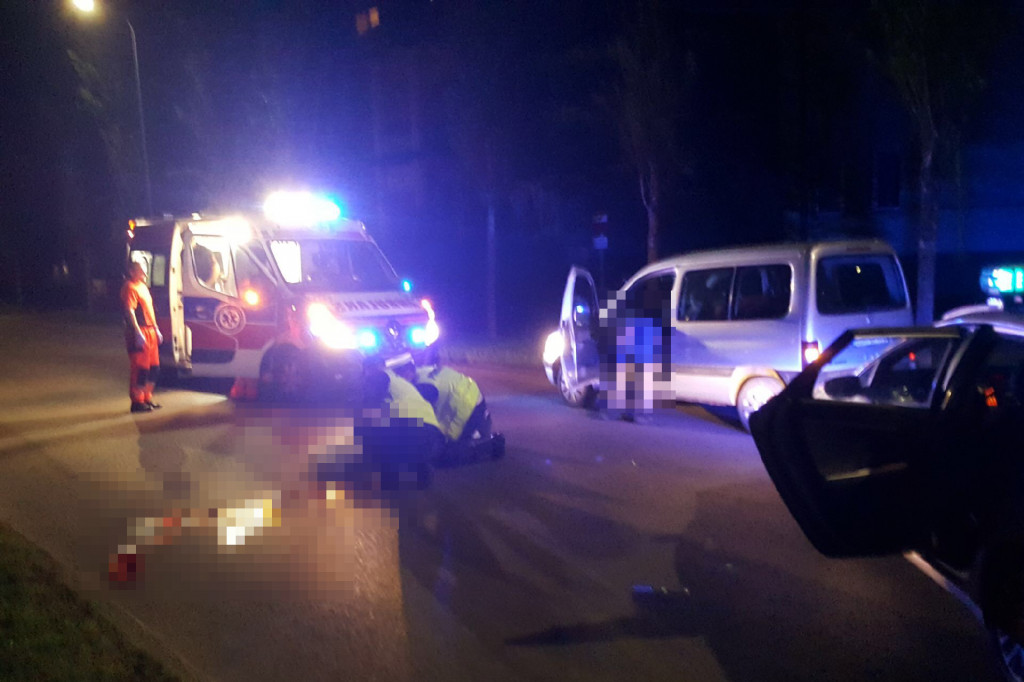 Śmiertelne potrącenie na przejściu dla pieszych