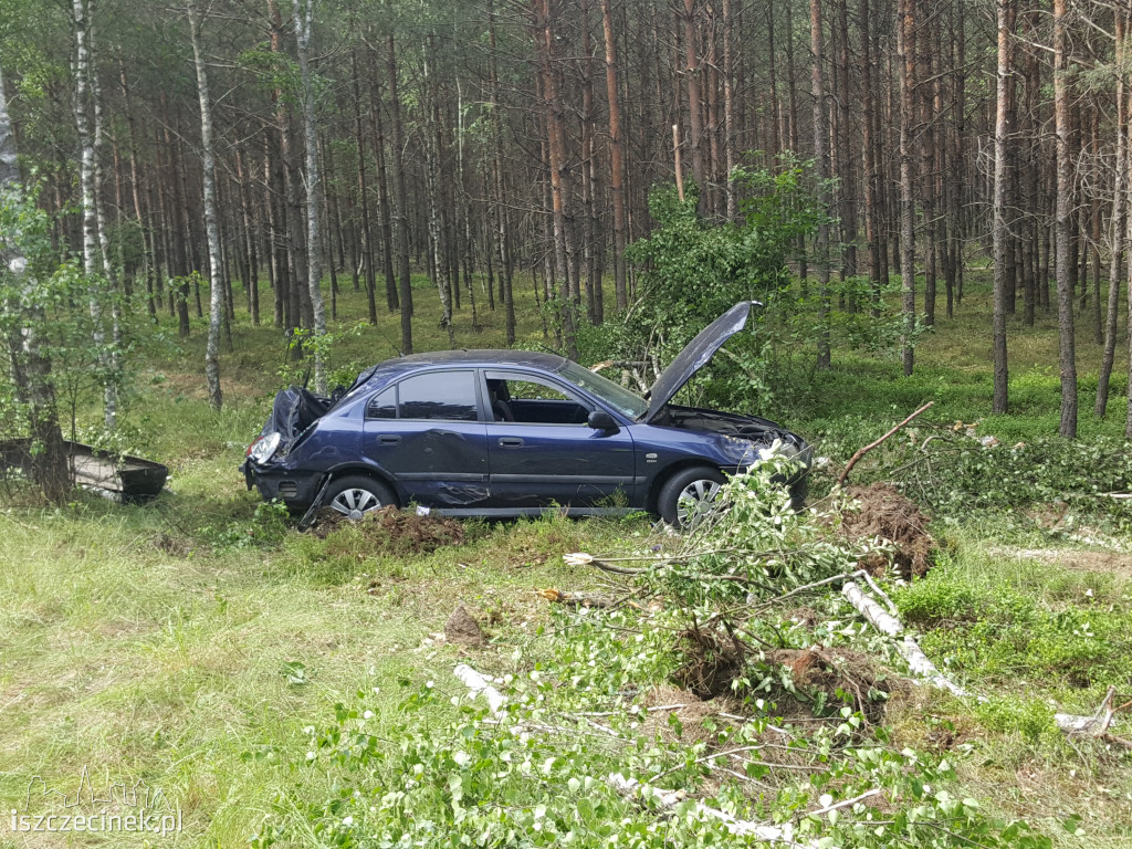 Nie dał się wyprzedzić. Doszło do wypadku