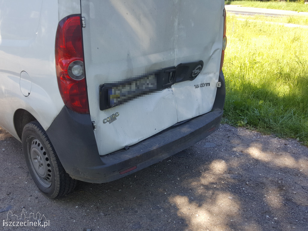 Zderzenie czterech samochodów. Kierujący ciężarówką nie wyhamował